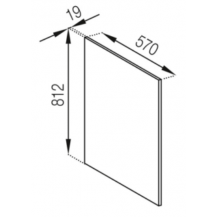 Панель низ 812 Кухня Влада