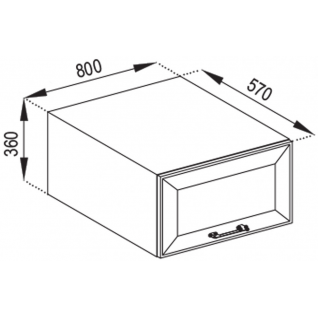 Секція 80А 570 Кухня Марго 2 категорії
