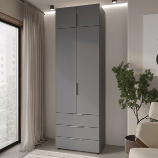 Шафа 2Д3Ш Версаль (Гелар) Графіт + Антресоль Фенікс Шафа 2Д3Ш Версаль (Гелар) Графіт + Антресоль Фенікс