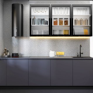Кухня Interno Серая матовая цена от