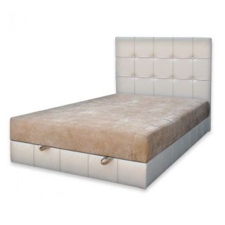 Кровать Магнолия 180 с матрасом мебельная ткань