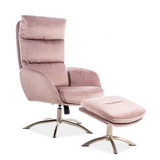 Кресло Monroe Velvet античный розовый BL.52 Signal фабрики Signal мягкая мебель
