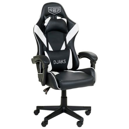 Фото Кресло VR Racer Dexter Djaks черный/белый АМФ