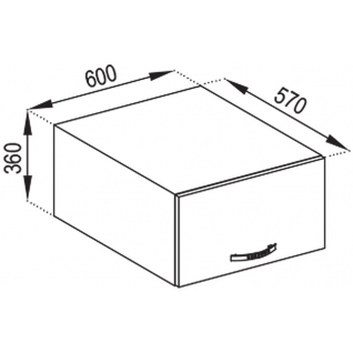 Секция 60А 570 Кухня Прованс 2 категории