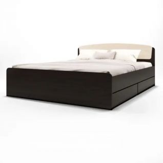 Кровать двуспальная с двумя ящиками Астория Эверест