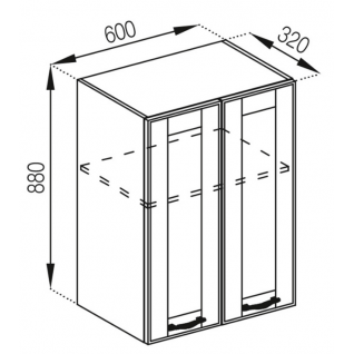 Секція 60В Кухня Домініка