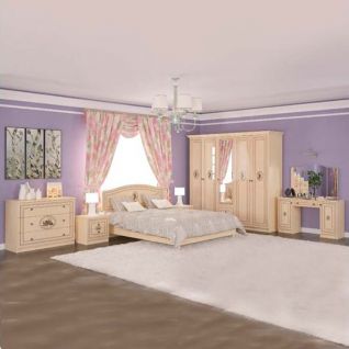 Спальня Флорис (комплект) Мебель Сервис