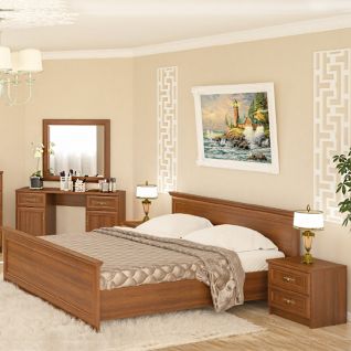 Спальня Даллас Вишня портофино Мебель Сервис фабрики Мебель-Сервис