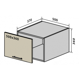 №62 Секция 50-36 верх окап  Кухня Alta фабрики Vip master