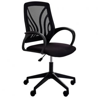 Крісло Ion сидіння А-1/спинка Сітка чорна АМФ