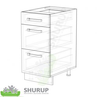 Секція 40 низ ящик Шарлотта фабрики Кухни Сокме