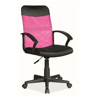 Кресло Q-702 розовый/черный Signal фабрики Signal кресла офисные
