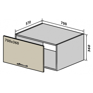 №67 Секция 70-36 верх окап  Кухня Alta