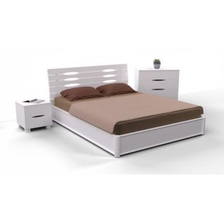 Кровать Мария 160*200 белая (на подъёмной раме) Микс Мебель фабрики МИКС Мебель Кровати