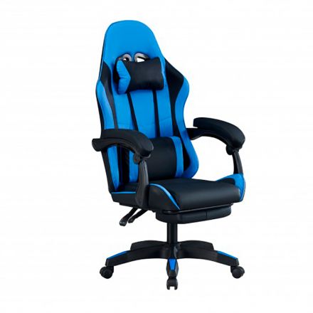 Фото Крісло Геймерське Форест (чорний/темно-синій) Мікс Меблі