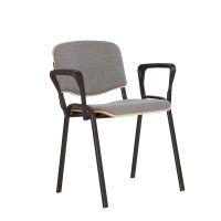 Стул ISO wood plus arm black Nowy Styl