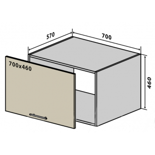№71 Секция 70-46 верх окап  Кухня Alta