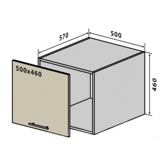 №72 Секция 50-46 верх окап  Кухня Alta фабрики Vip master