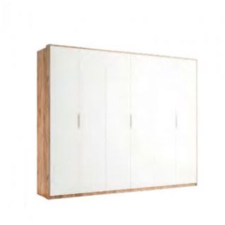 Шкаф Асти 6Д без зеркала Дуб Крафт/белый глянец MiroMark фабрики MiroMark