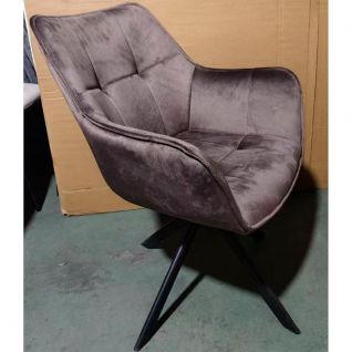 Крісло поворотне Jasmin вельвет шоколад АМФ Крісло поворотне Jasmin вельвет шоколад АМФ