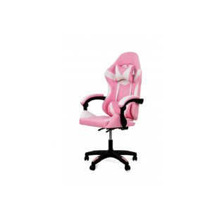 Стул компьютерный Слим розовый/белый Office Микс Мебель