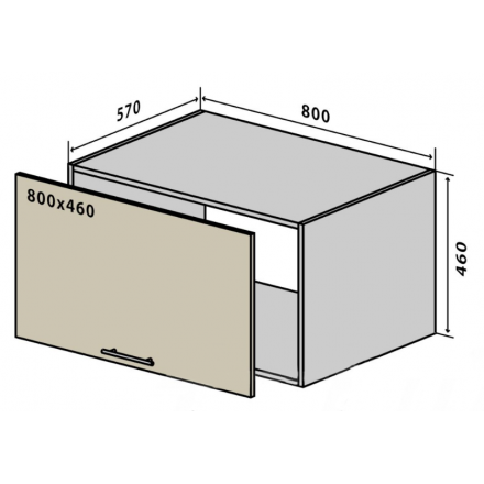Фото №78 Секция 80-46 верх окап Кухня Alta