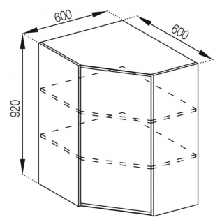 Секция 60х60В 920 Кухня Влада