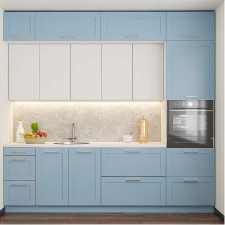 Фото Кухня Марго голубая лагуна 1 метр погонный Світ Меблів