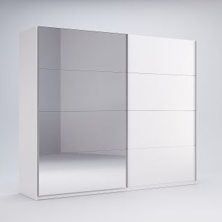 Шкаф-Купе 2,5м зеркало Фемели / Family Глянец Белый MiroMark фабрики MiroMark