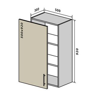 №45 Секция 50-92 верх дверь Кухня МоДа Люкс