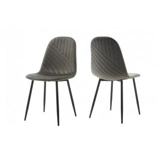 Стілець Трініті чорний/коричневий Фіджі