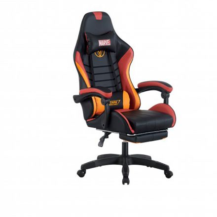 Фото Кресло Геймерское Марвел (Черный/Оранжевый) Микс Мебель