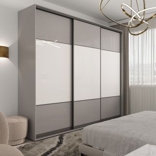 Шафа купе 3 дверна ДСП лак ДСП