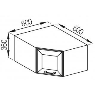 Секція 60х60А Кухня Марго 1 категорії