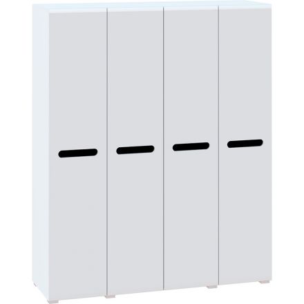 Фото Шафа 4Д 1800 Б'янко Білий Світ-меблів