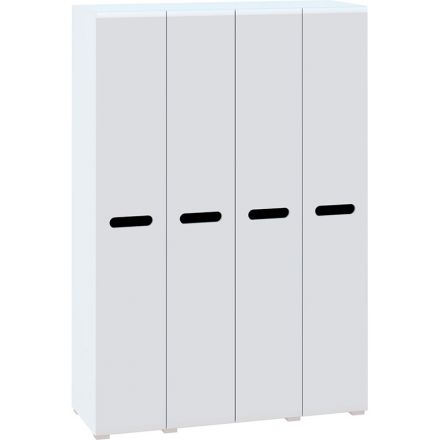 Фото Шафа 4Д 1500 Б'янко Білий Світ-меблів