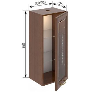 Секция 40В Ск 920 корпус Каштан Кухня Роксана