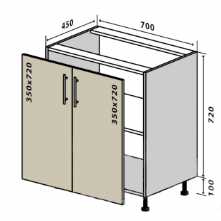 №43 Низ 70-82 стандарт FLAT