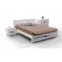 Кровать Айрис с изножьем белая  Мария Микс Мебель
