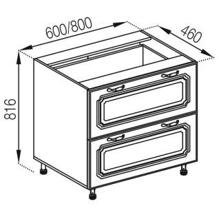 Секція 80НШ Кухня Валенсія фабрики Кухни Світ Меблів
