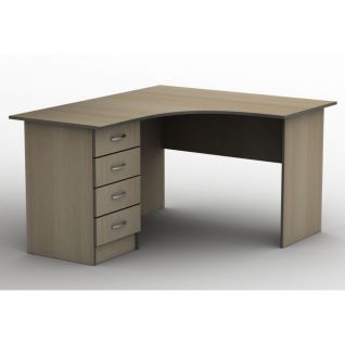Письменный стол СПУ-4 бюджет 1400х1200  ТИСА-мебель