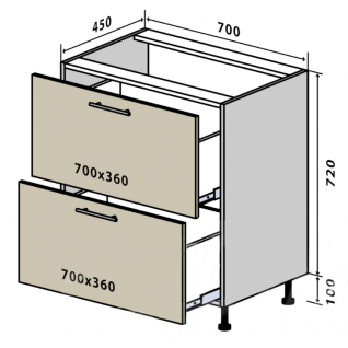 №45 Низ 70-82 стандарт FLAT 