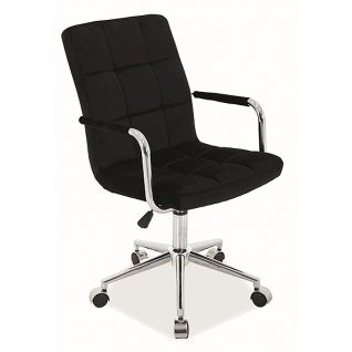 Кресло Q-022 Velvet черное Signal  фабрики Signal кресла офисные