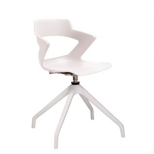 Стул ZENITH plast white PL68W-4S Nowy Styl