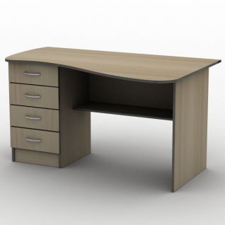 Письменный стол СПУ-9 бюджет 1400х750  ТИСА-мебель фабрики ТИСА-мебель