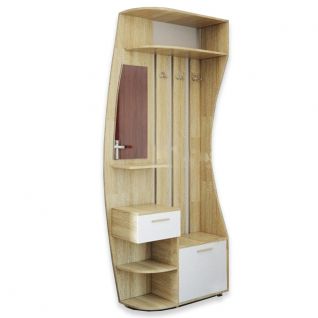 Передпокій Рів'єра дуб сонома/білий (ліва) Фенікс фабрики Феникс Корпус