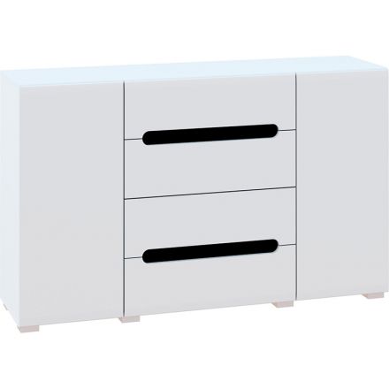 Фото Комод 2Д 4Ш Б'янко Білий Світ-меблів