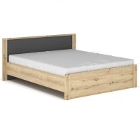 Кровать Доминика 160 Атрисан/Серый Мебель-Сервис