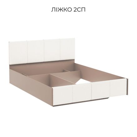 Фото Кровать 2сп 160 (б/матраса, и каркаса) Фуриоза Світ меблів