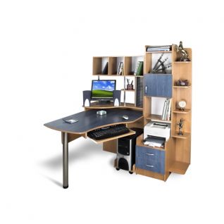 Компьютерный стол ЭКС №3  ТИСА-мебель фабрики ТИСА-мебель